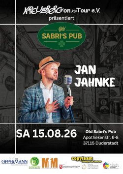 Jan Jahnke *live* im Old Sabris Pub